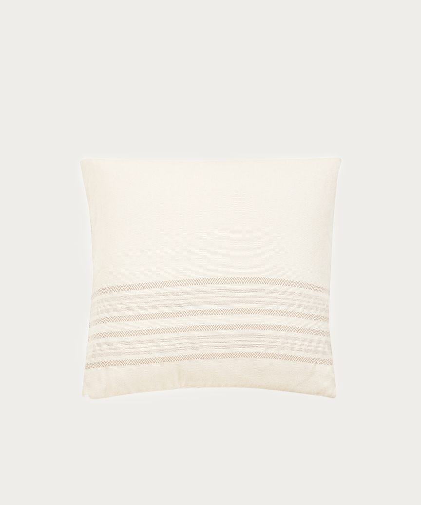 Striped Alpaca Pillow