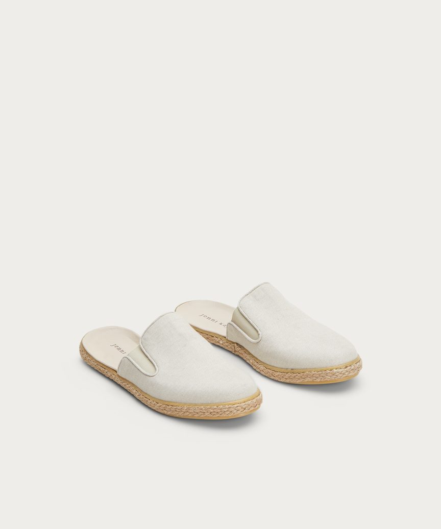 Linen Marina Espadrille Mule