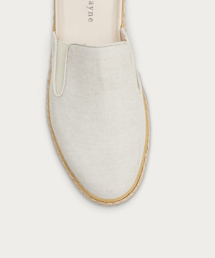 Linen Marina Espadrille Mule