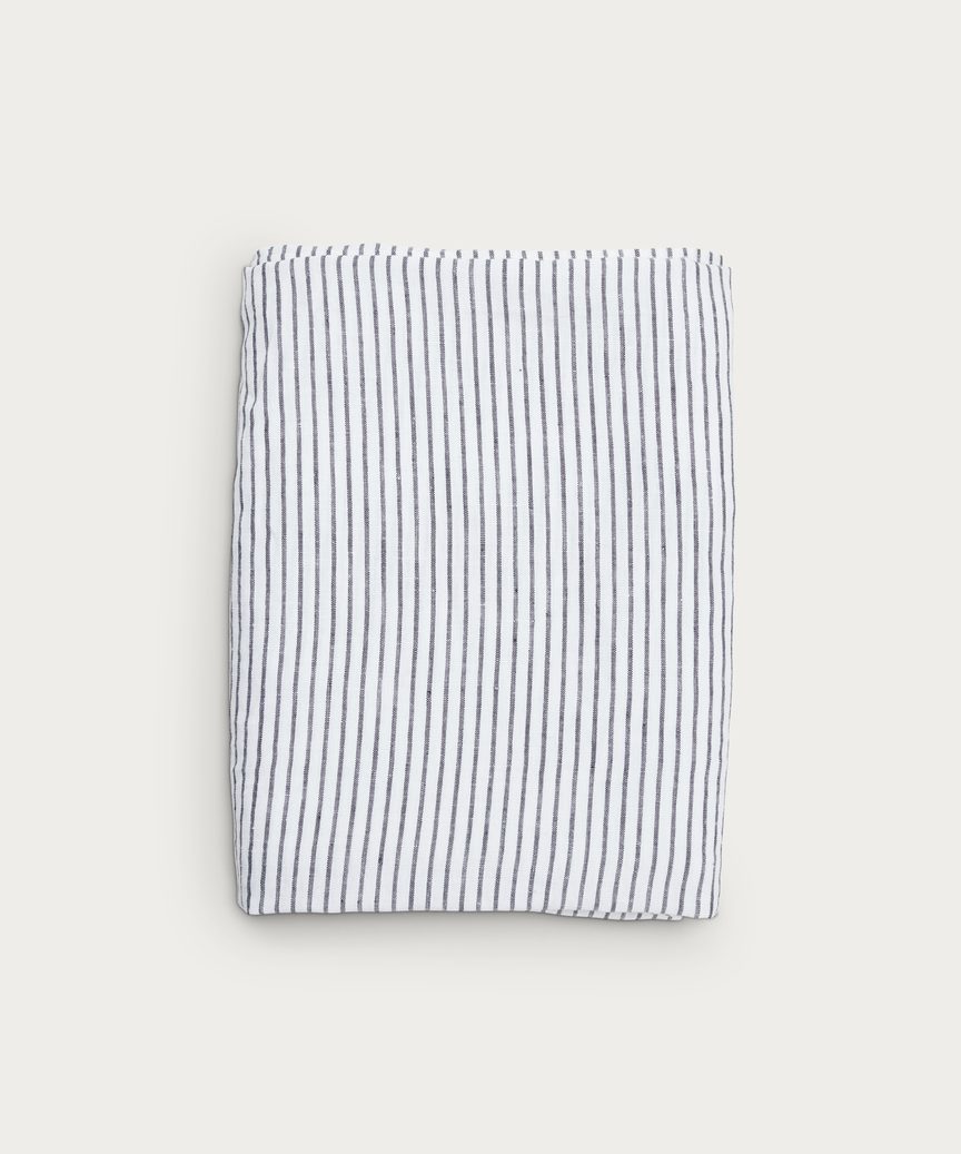 Striped Linen Tablecloth