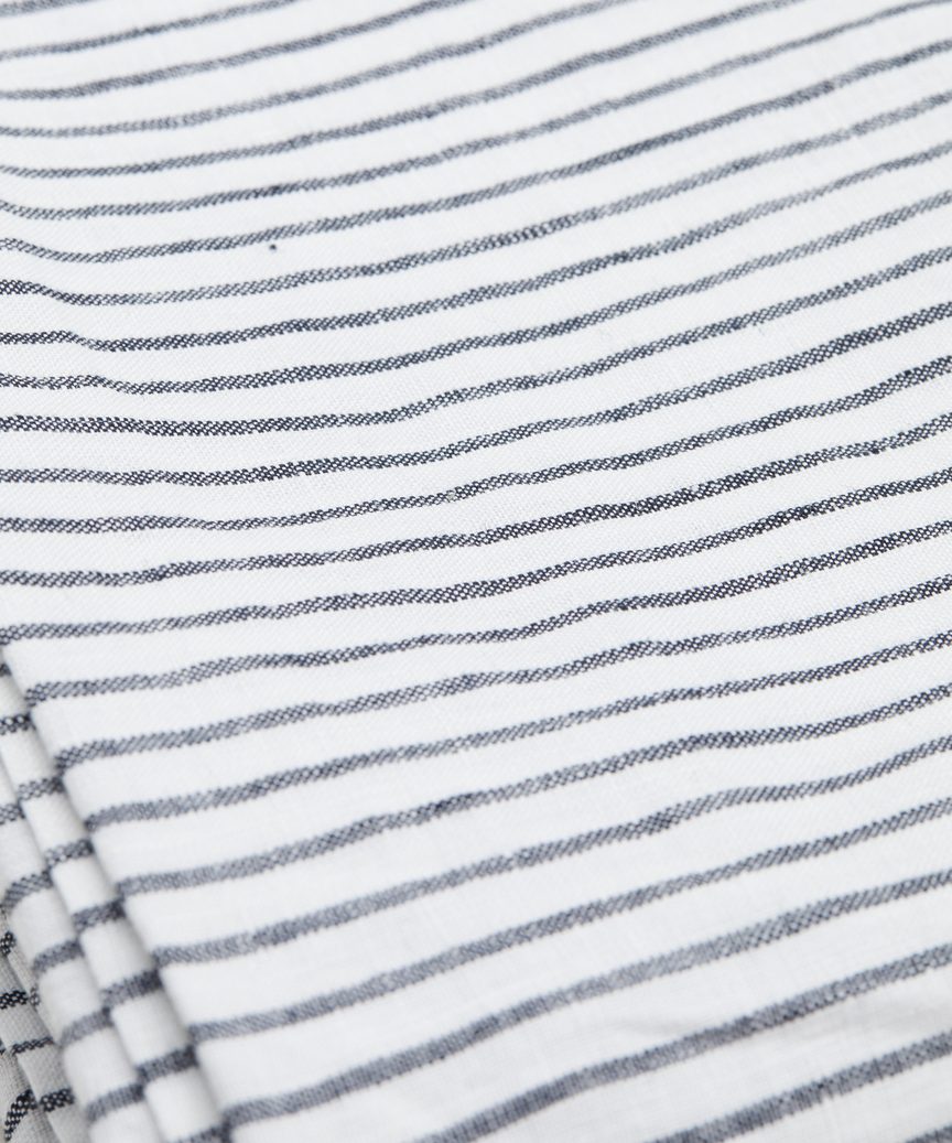 Striped Linen Tablecloth