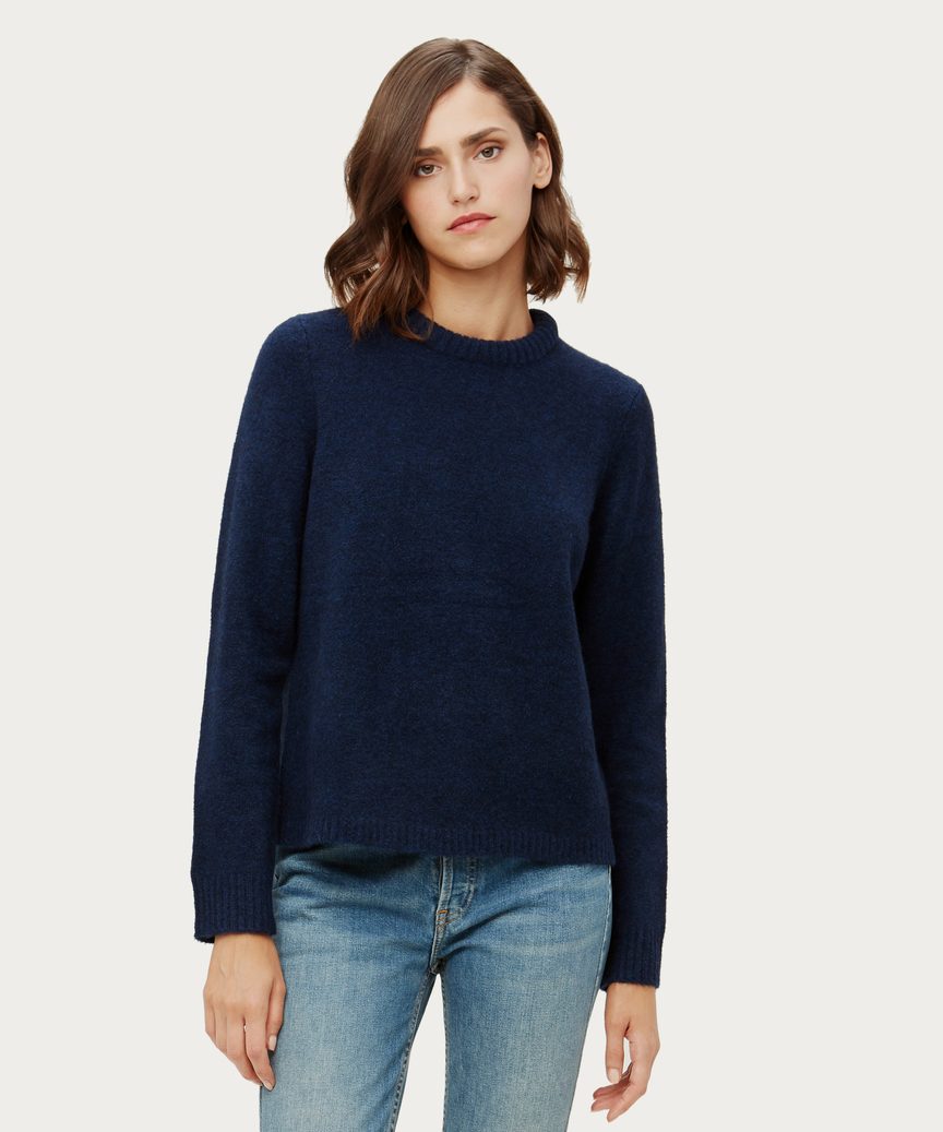 Puffy Crewneck Sweater