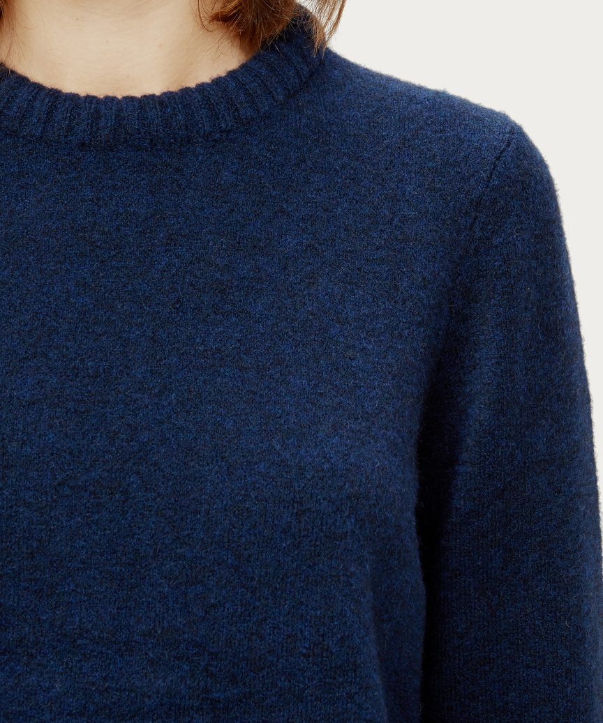 Puffy Crewneck Sweater