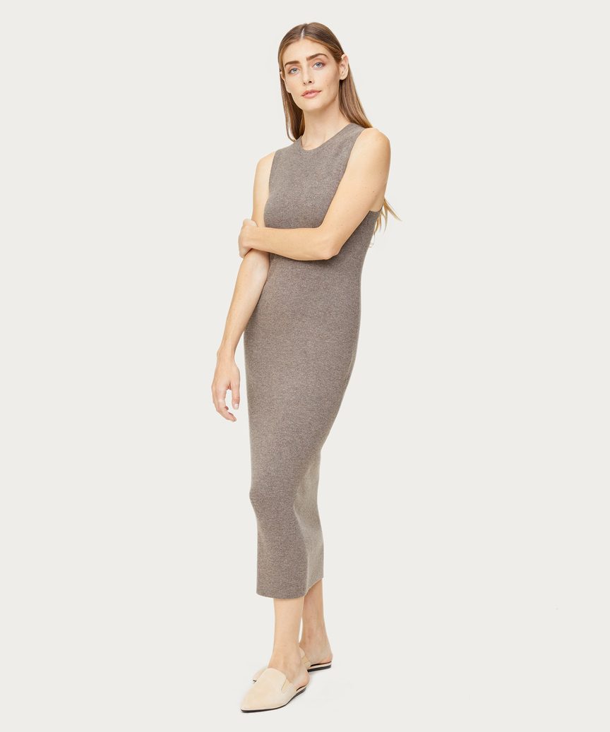 Sleeveless Sweater Dress