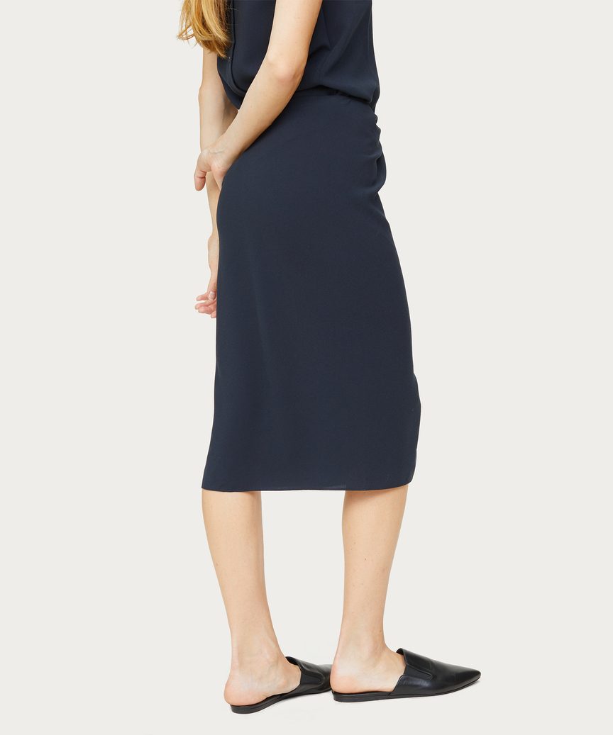 Crepe Tie Skirt