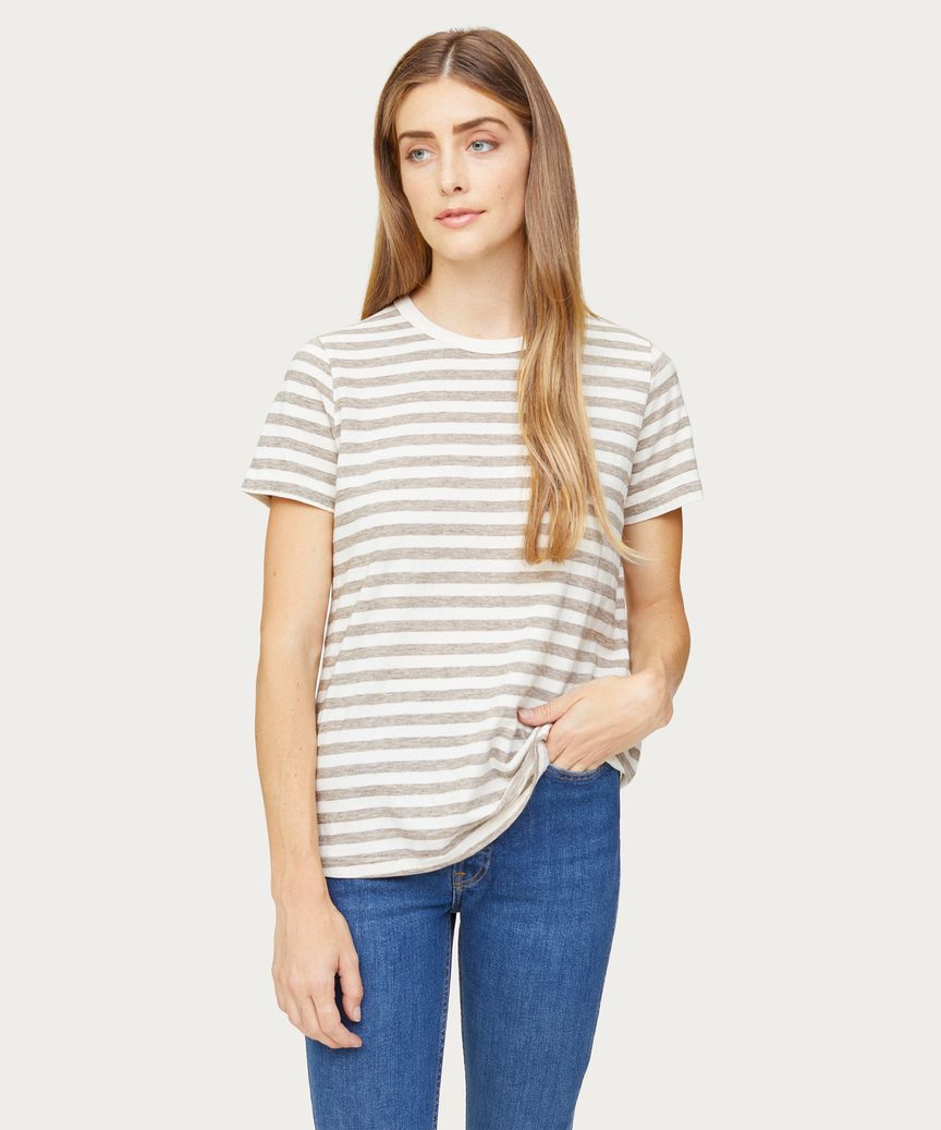 Striped Basic T-Shirt