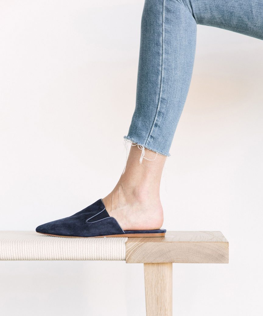 Suede Mule