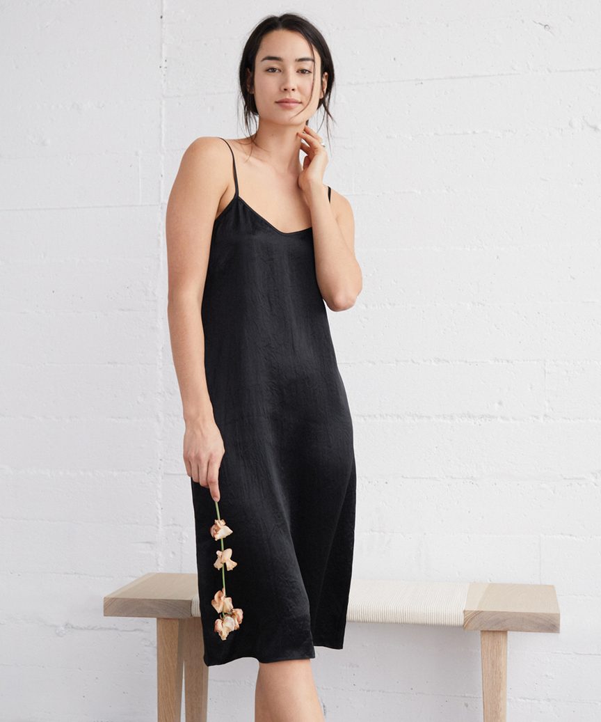 mid slip dress