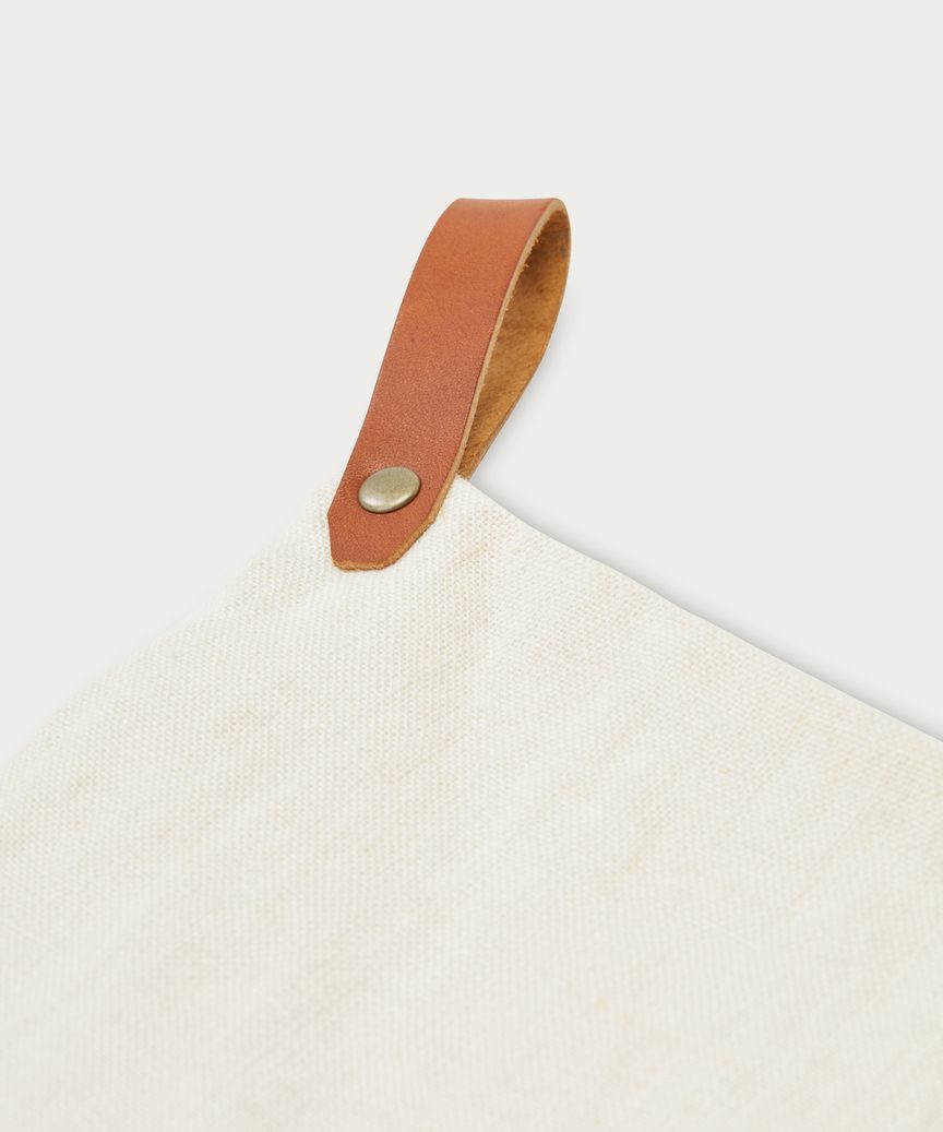 Linen Holiday Stocking