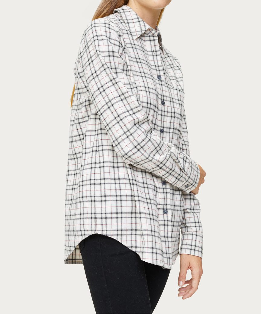 Plaid Classic Button-Up