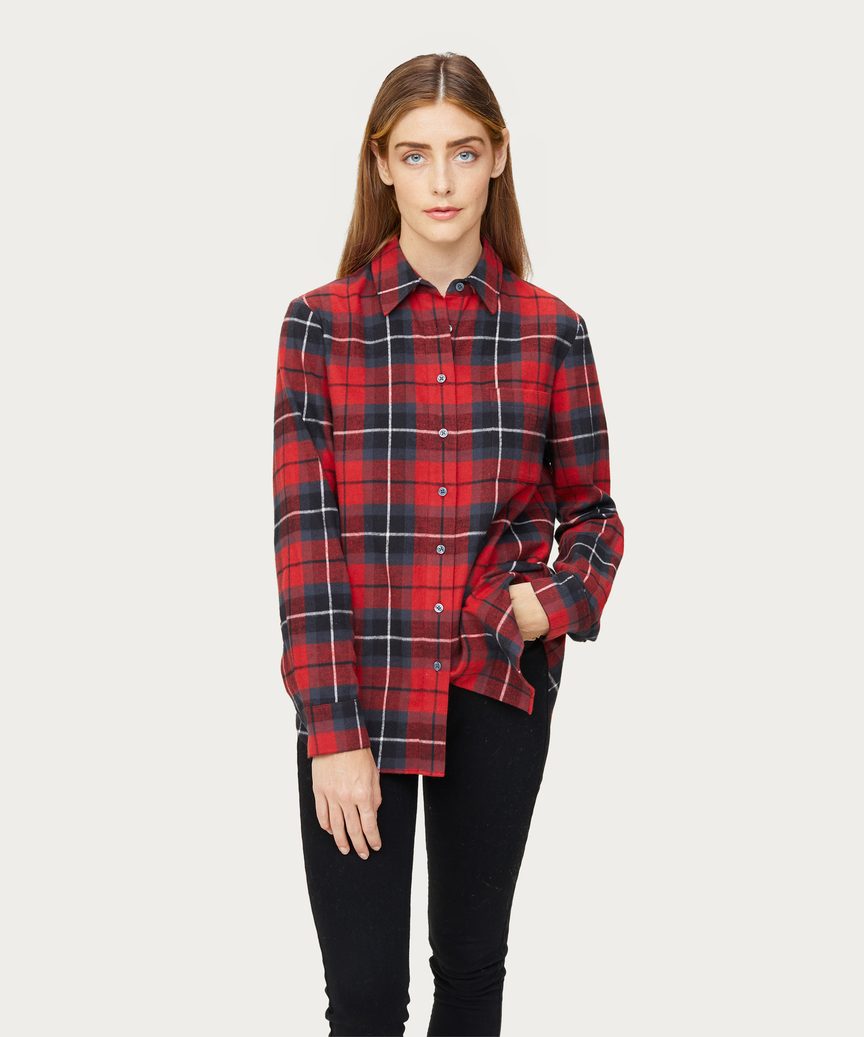 Plaid Classic Button-Up