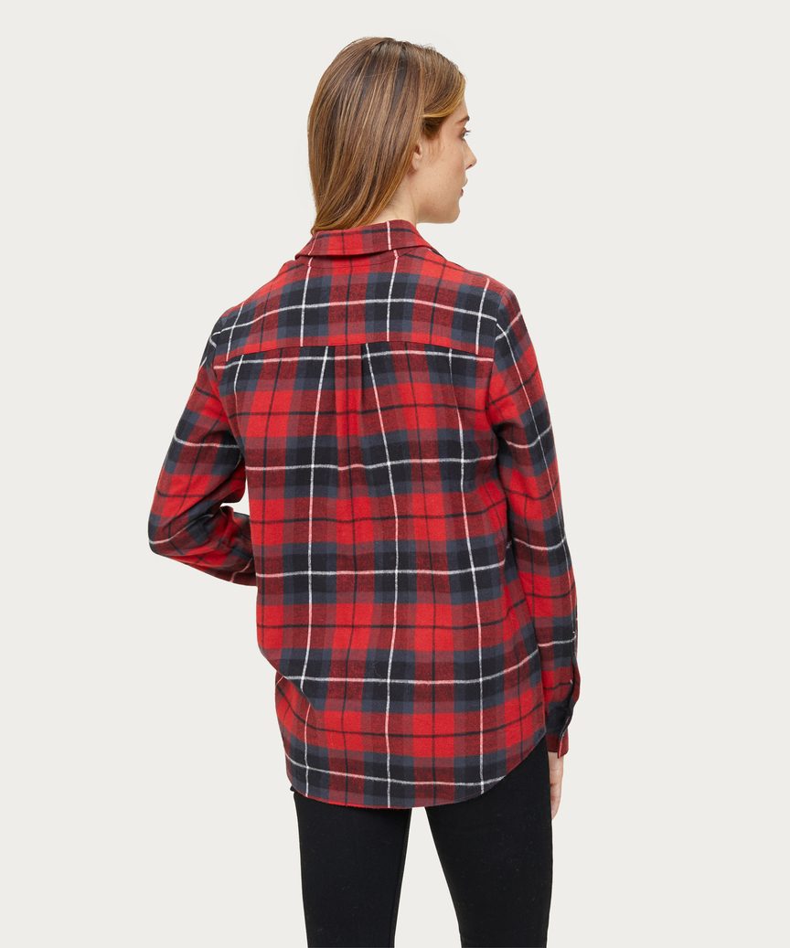 Plaid Classic Button-Up