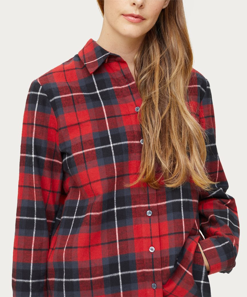 Plaid Classic Button-Up