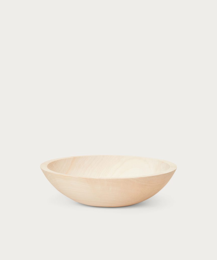 Large Maple Wood Bowl