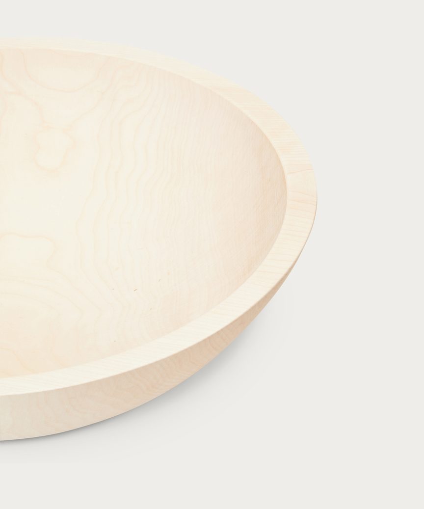 Large Maple Wood Bowl
