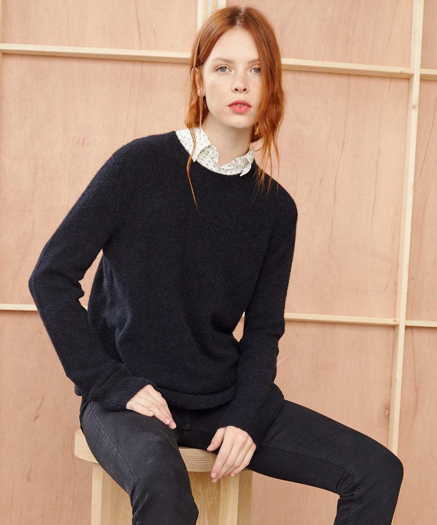 Alpaca Crewneck Sweater