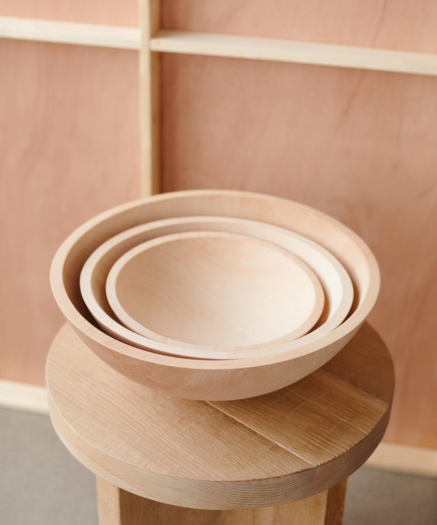 Large Maple Wood Bowl