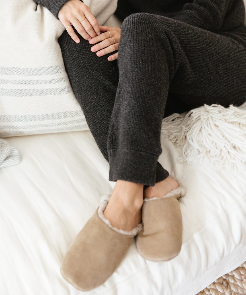 Suede Moroccan Slipper