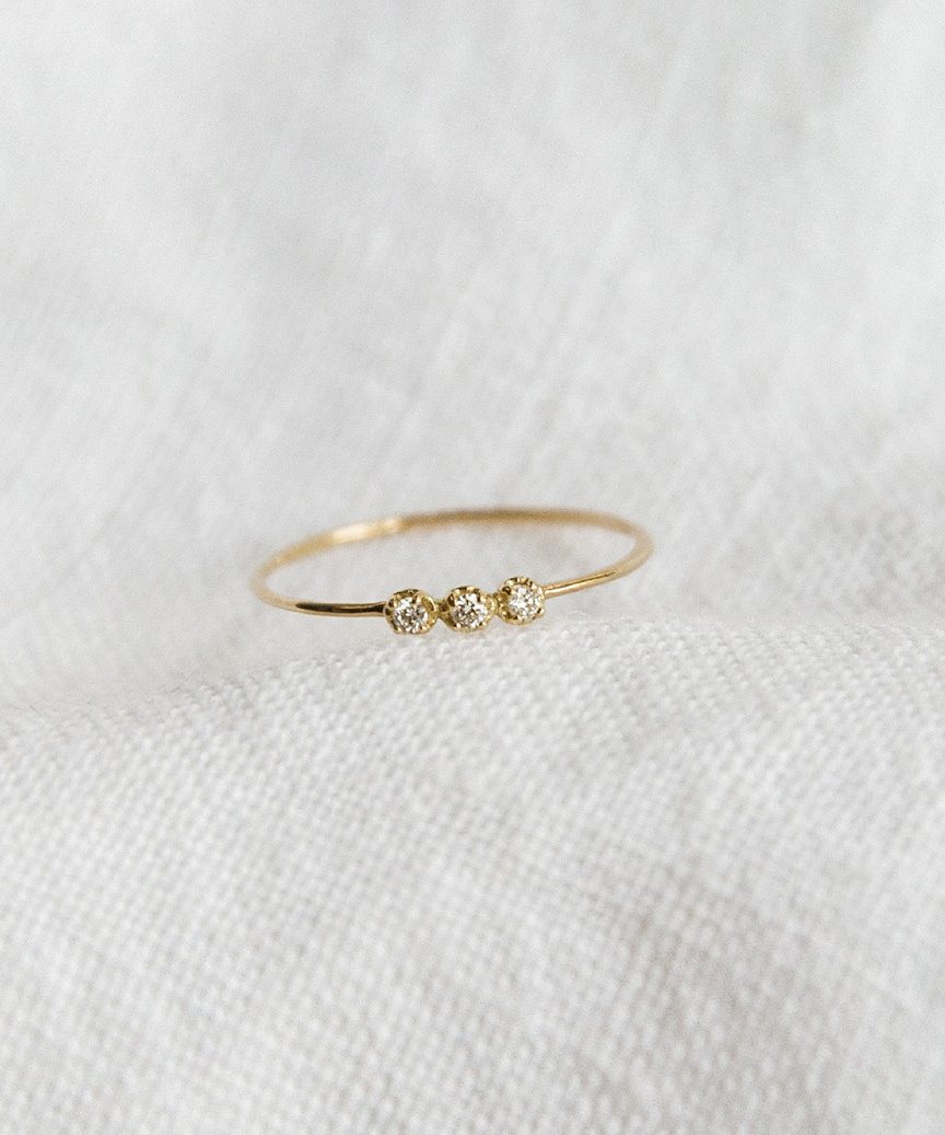 Orion White Diamond Ring