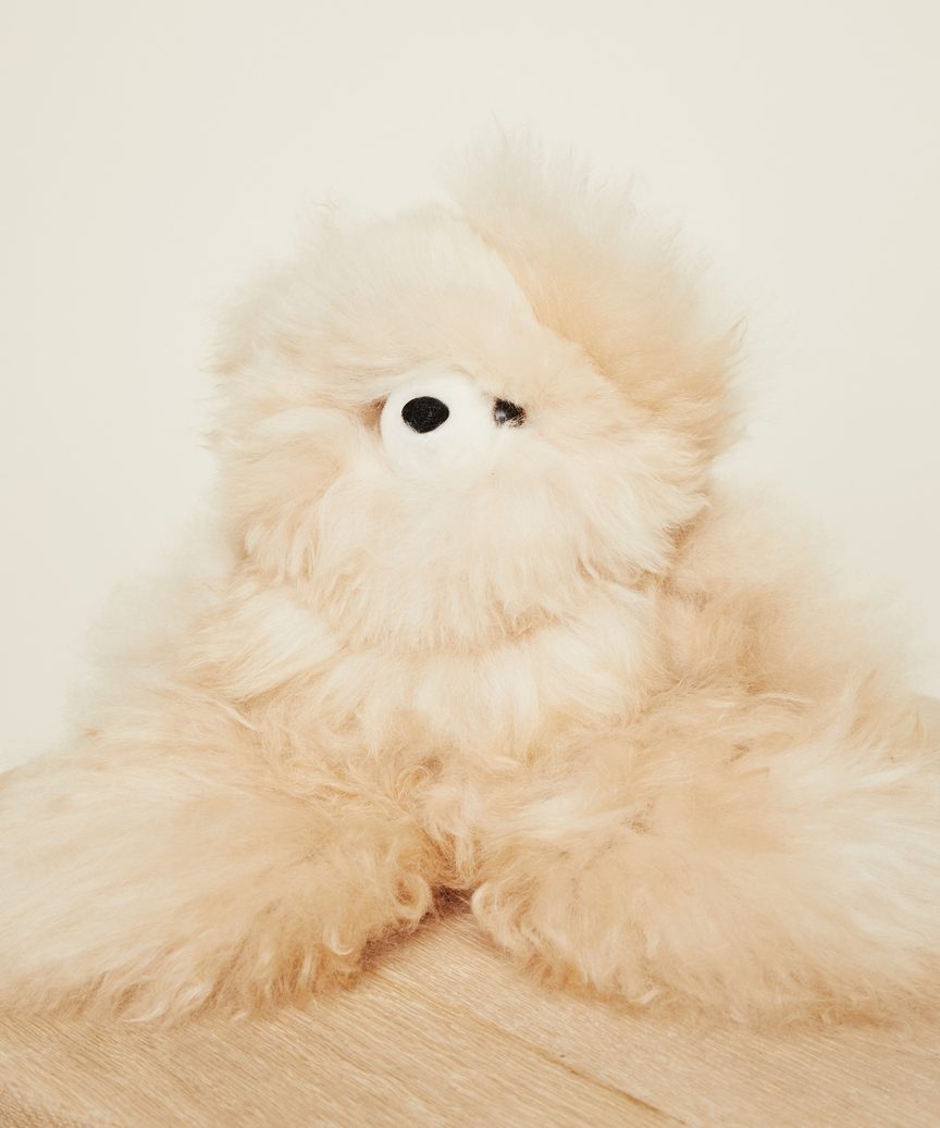 Alpaca Fur Teddy Bear