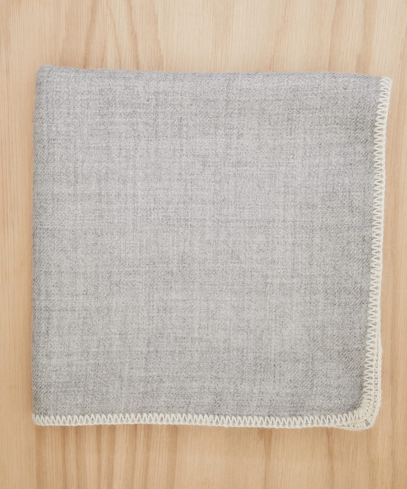 gray baby blanket