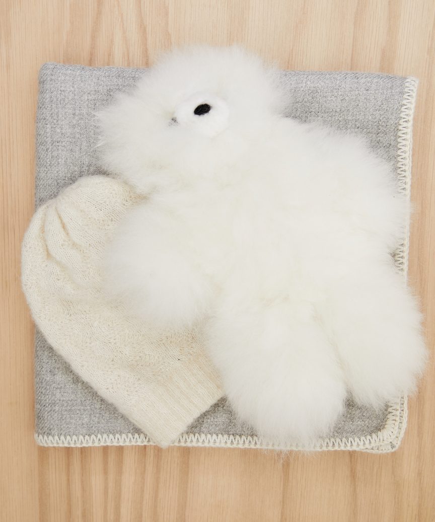 Alpaca Fur Teddy Bear