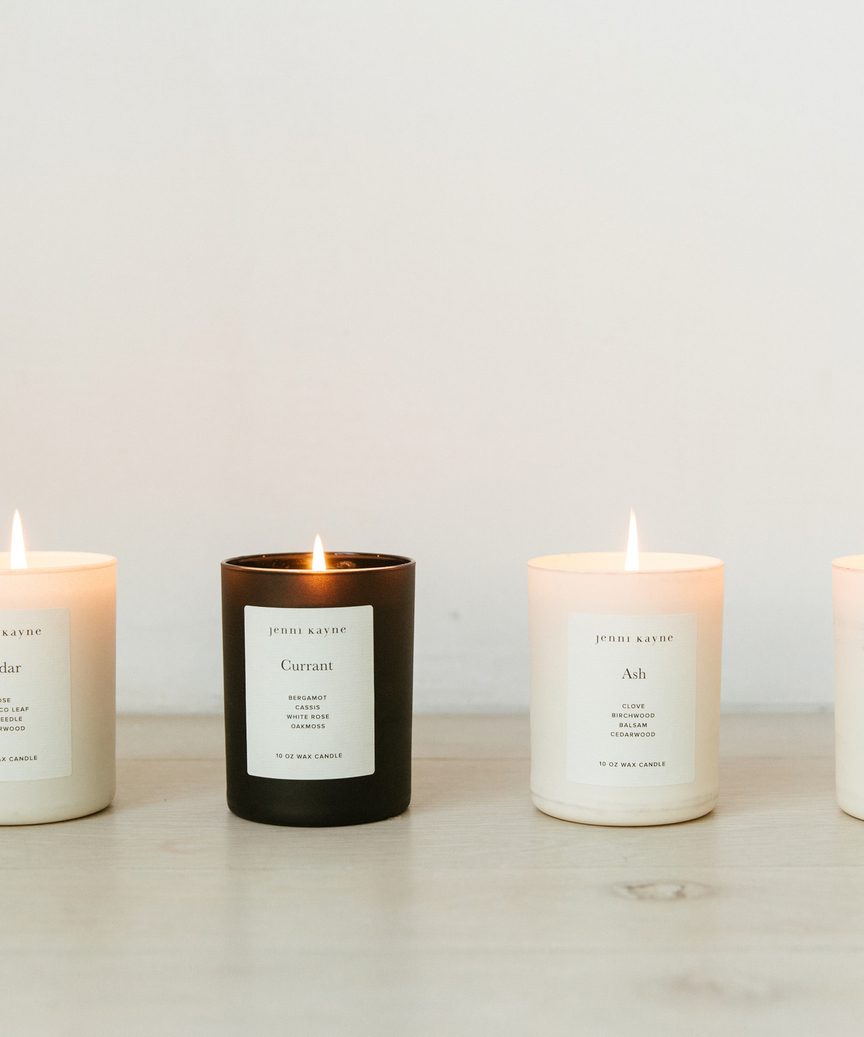 Ash Matte Glass Candle