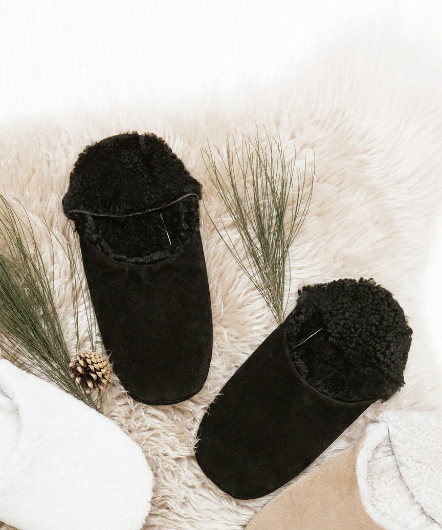 Suede Moroccan Slipper