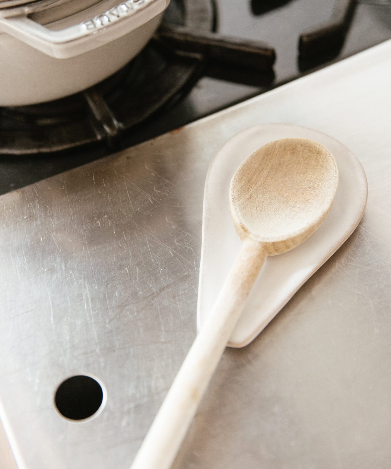 Stoneware Spoon Rest