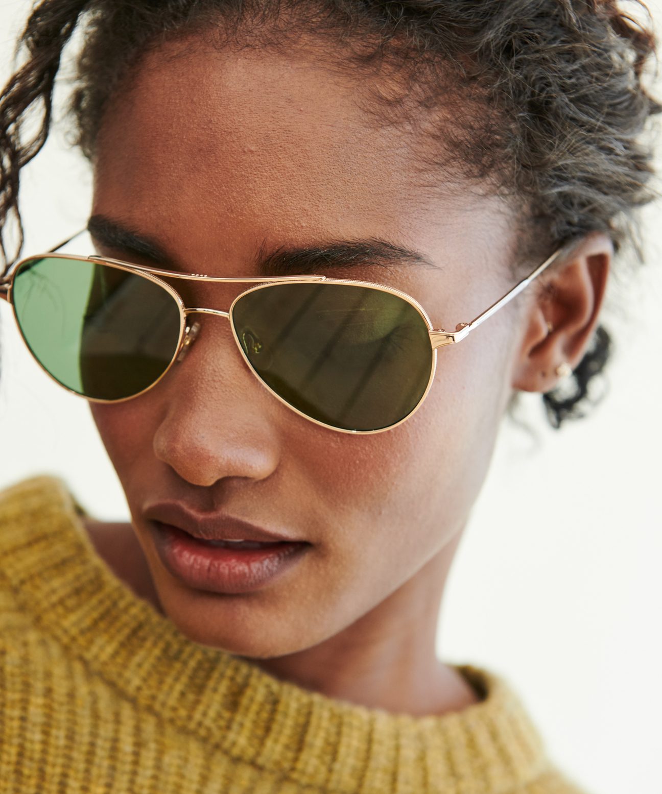 garrett leight culver 56mm aviator sunglasses