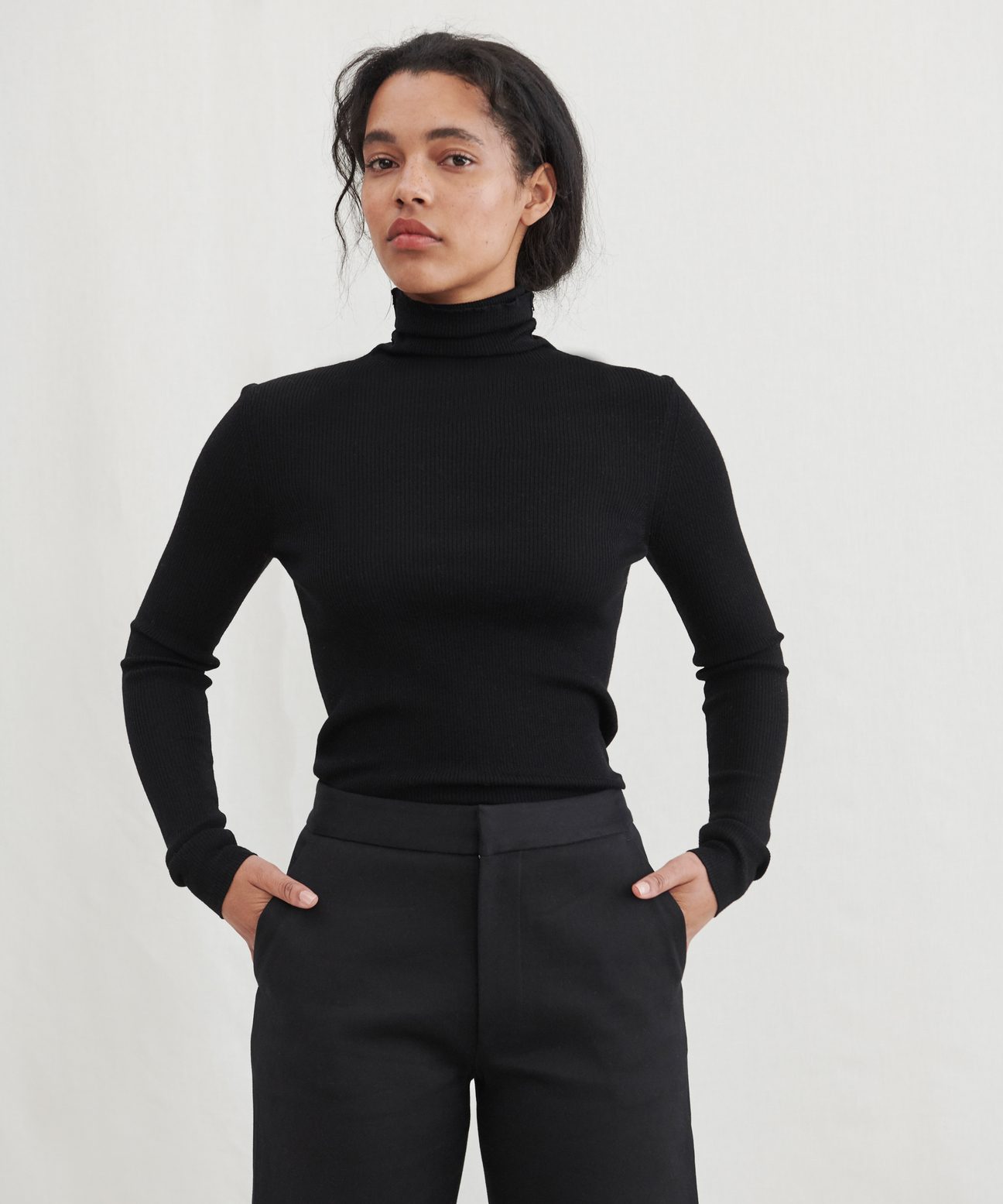 Layering Turtleneck - Black | Jenni Kayne