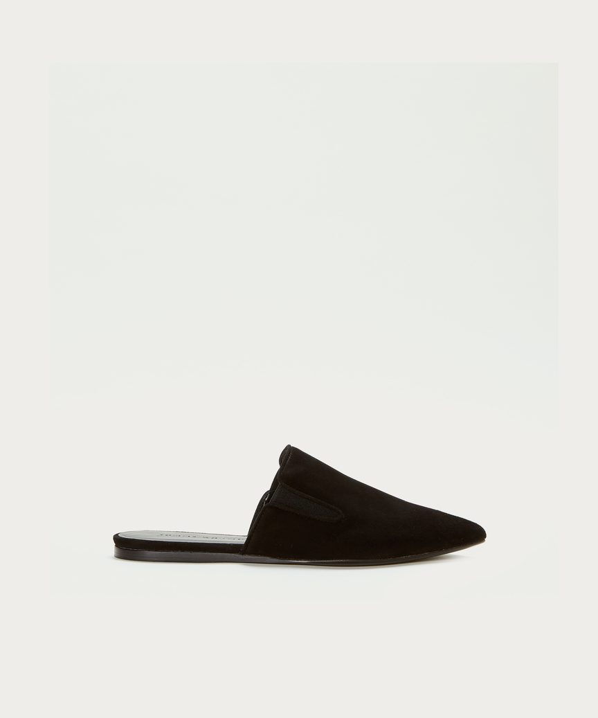 Suede Mule