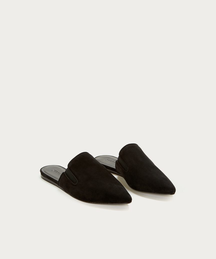 Suede Mule