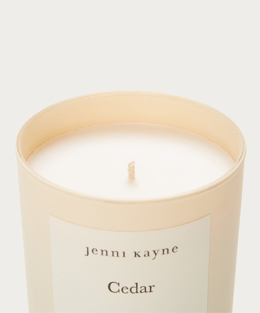 Cedar Matte Glass Candle