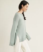 Cashmere Boyfriend Sweater - Mist | Jenni Kayne