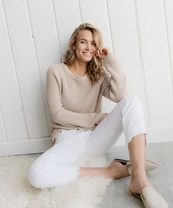 jenni kayne cotton fisherman sweater