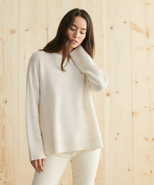 black cashmere boyfriend cardigan