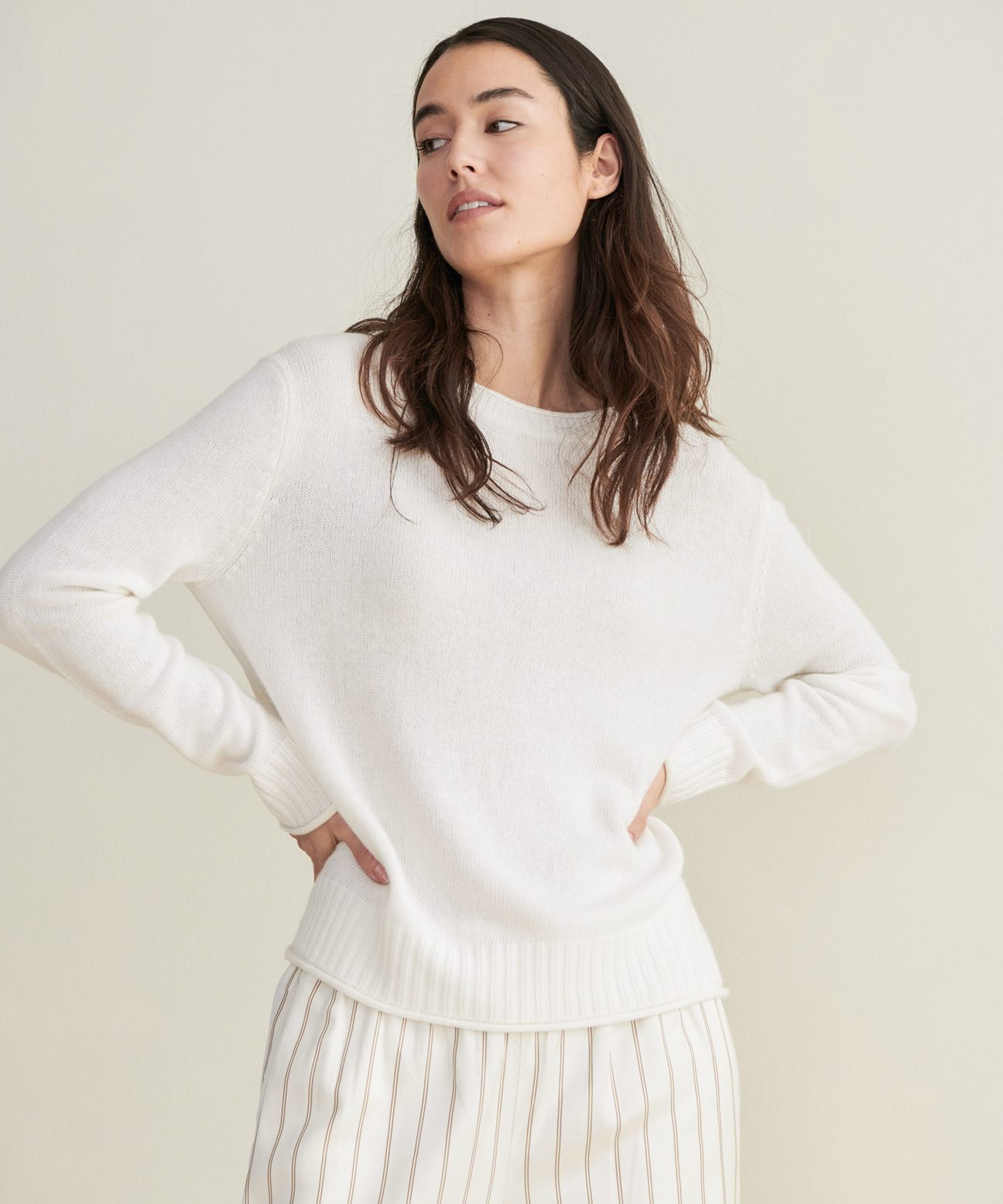 Everyday Sweater - Ivory | Jenni Kayne