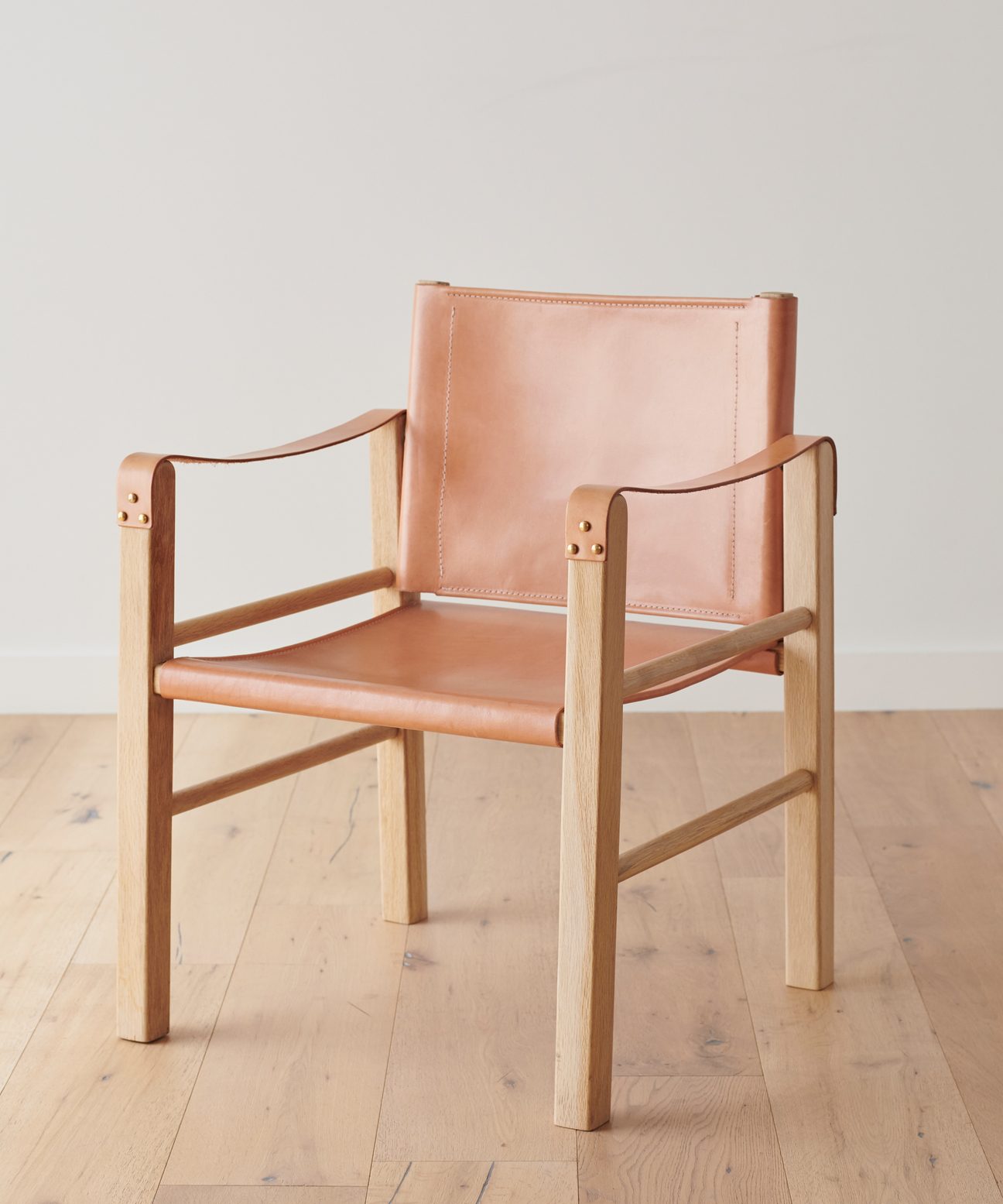 Leather Safari Chair Natural Jenni Kayne