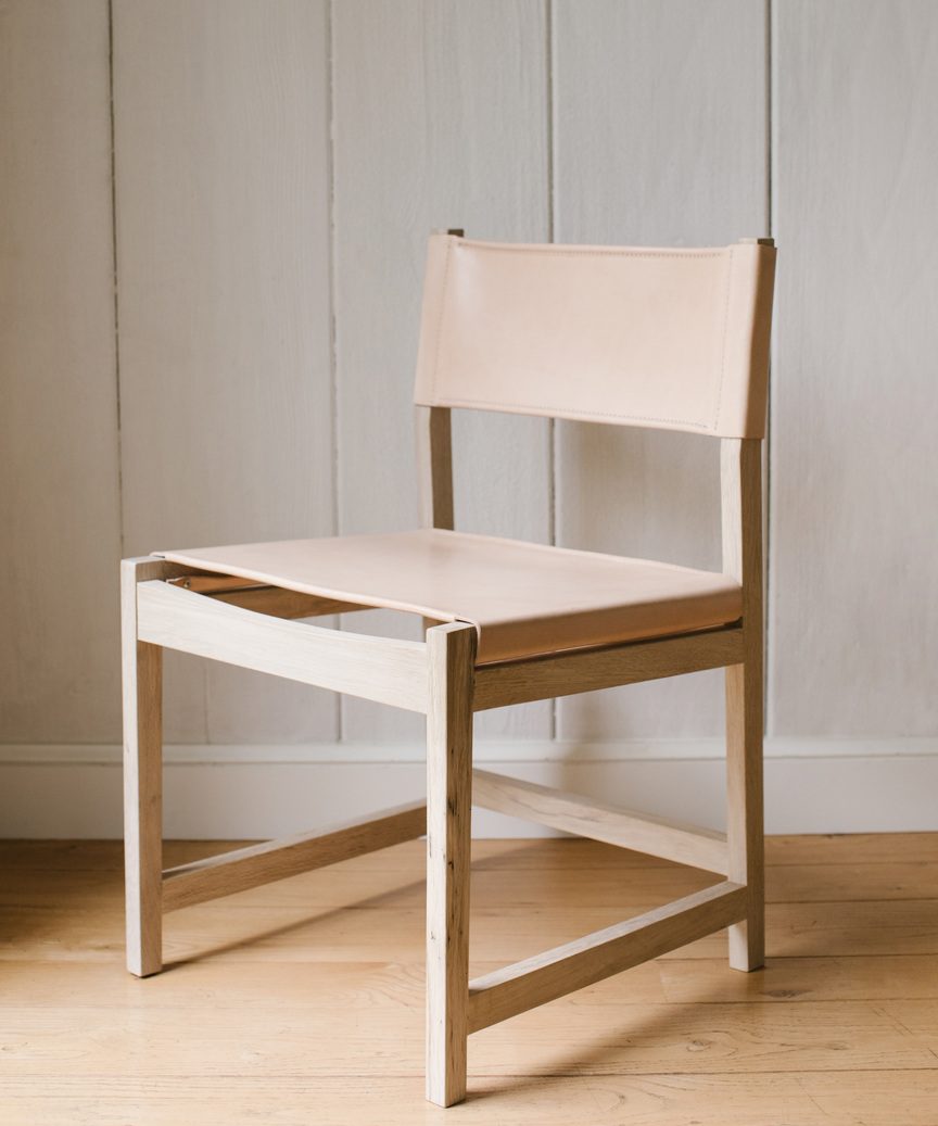 Leather Dining Chair Natural Jenni Kayne