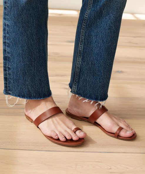 Leather Strap Sandal