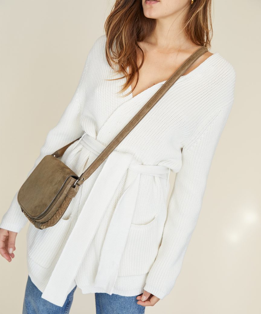 ivory wrap cardigan
