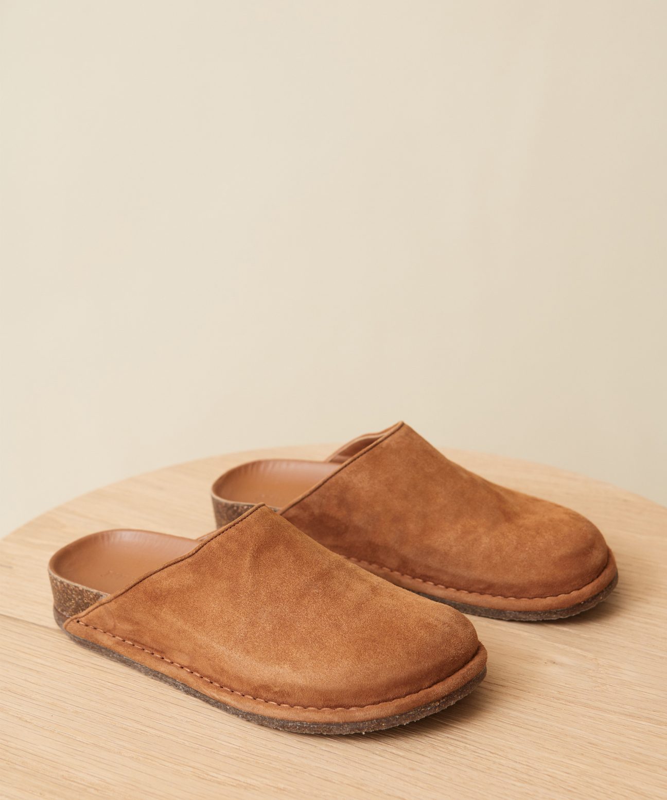 Suede Moc Clog - Saddle | Jenni Kayne