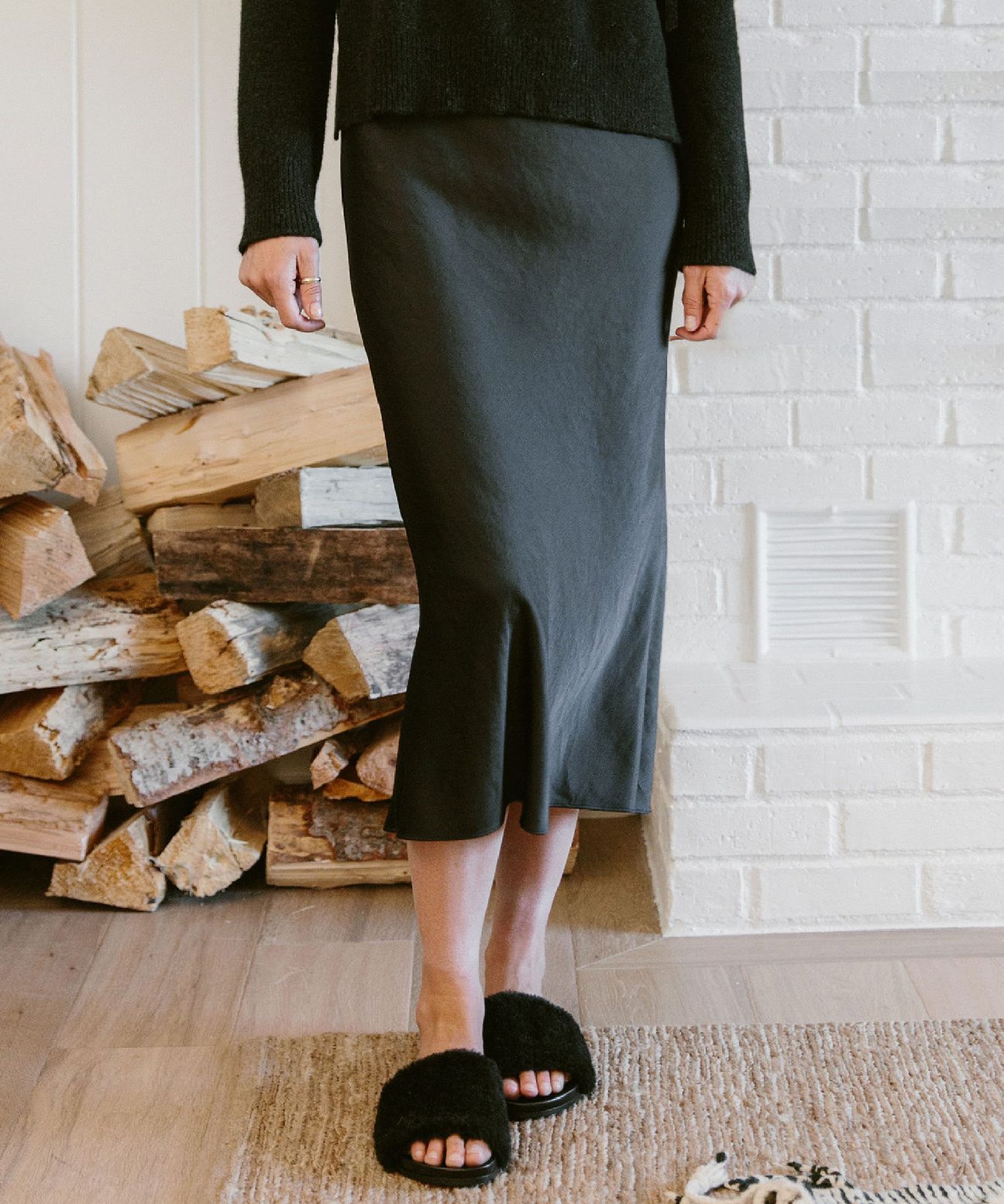 Slip Skirt Black Jenni Kayne